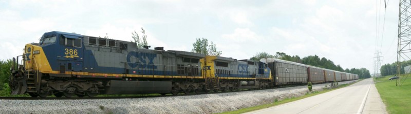 CSX 386 and 9006