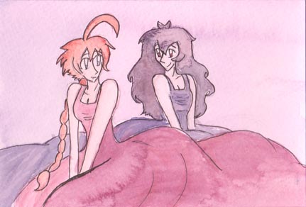 Postcard 14 -Ahiru and Rue