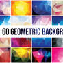 60 Abstract Polygonal Geometric Backgrounds