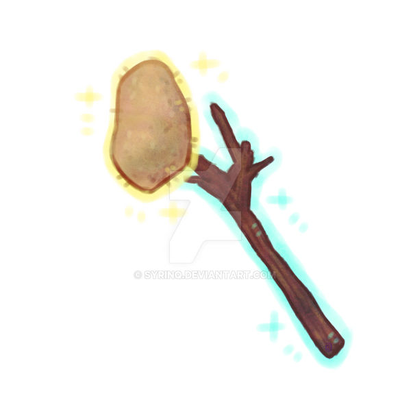 potato on a stick