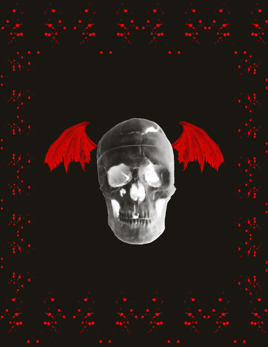 Darkness of Blood Wing Skull