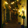 Mougins at night