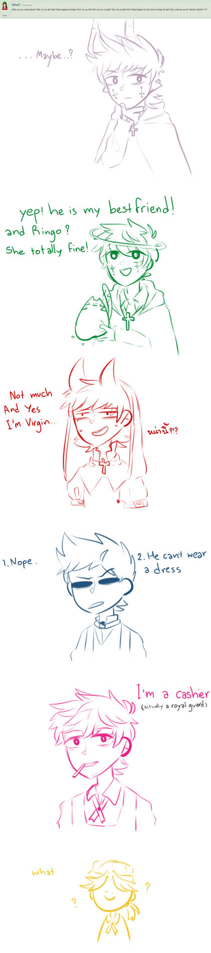 Ask 600 Deviantart Ask or Dare : Ask6 by LouwinSilk on DeviantArt