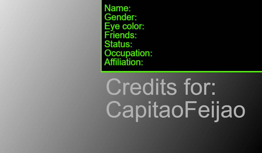 Murder Drones template for you to create OC's by capitaofeijao on