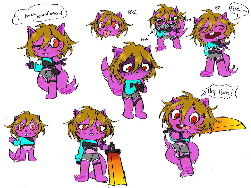 My htf oc redesign.. again lol by NanaHTF on DeviantArt