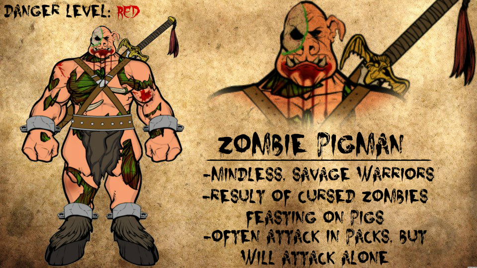 Zombie Pigman Journal Entry By Vectorman316 On Deviantart Zombie Pigman Journal Entry By Vectorman316 On Deviantart