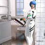 Rei at the infirmary