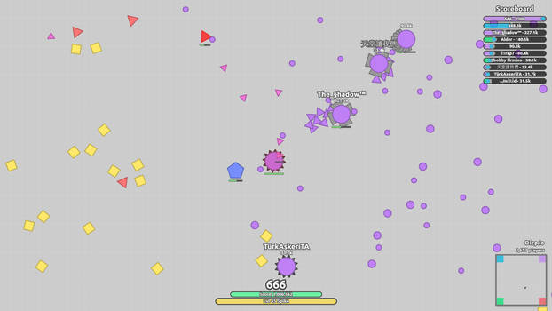 Diep.io 666 milion