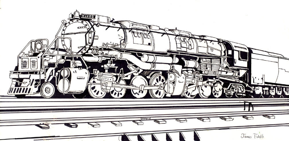Union pacific challenger train by Prowler974 on DeviantArt