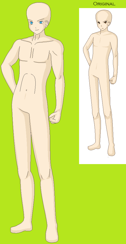 Anime Male Base Full Body Materi Pelajaran 8 Image of how to draw an anime boy full body step by step animeoutline. anime male base full body materi