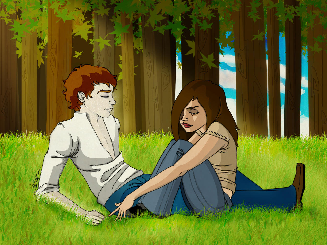 Рисунки в стиле сумерек