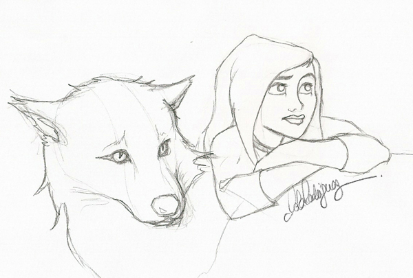 Bella and Jacob sketch