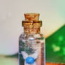 Legend of Zelda Inspired Blue Fairy in a Bottle