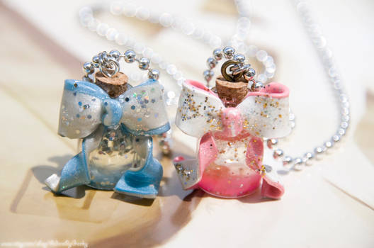 Sleeping Beauty and Cinderella themed necklaces