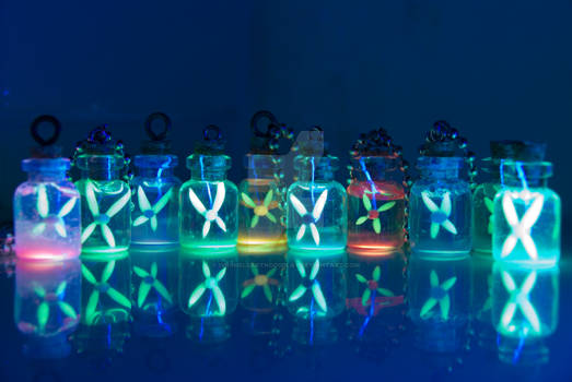 Glowing Fairy Bottles, Inspired by Legend of Zelda