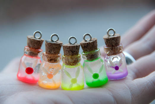 Colorful Fairy Bottles Inspired byLegend of Zelda