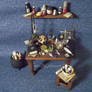 Wiccan Altar Table, 1:12 scale