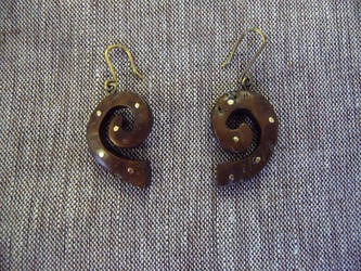 Coconut earrings