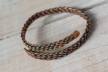 Simple copper bracelet