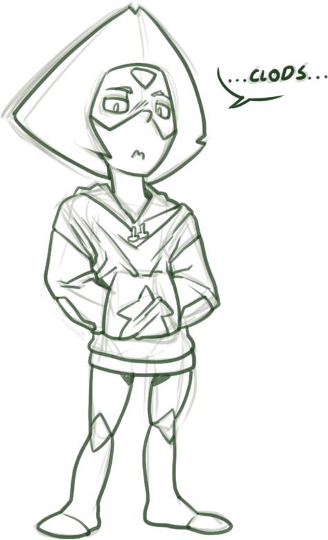 Sketch: Peridot makes a statement