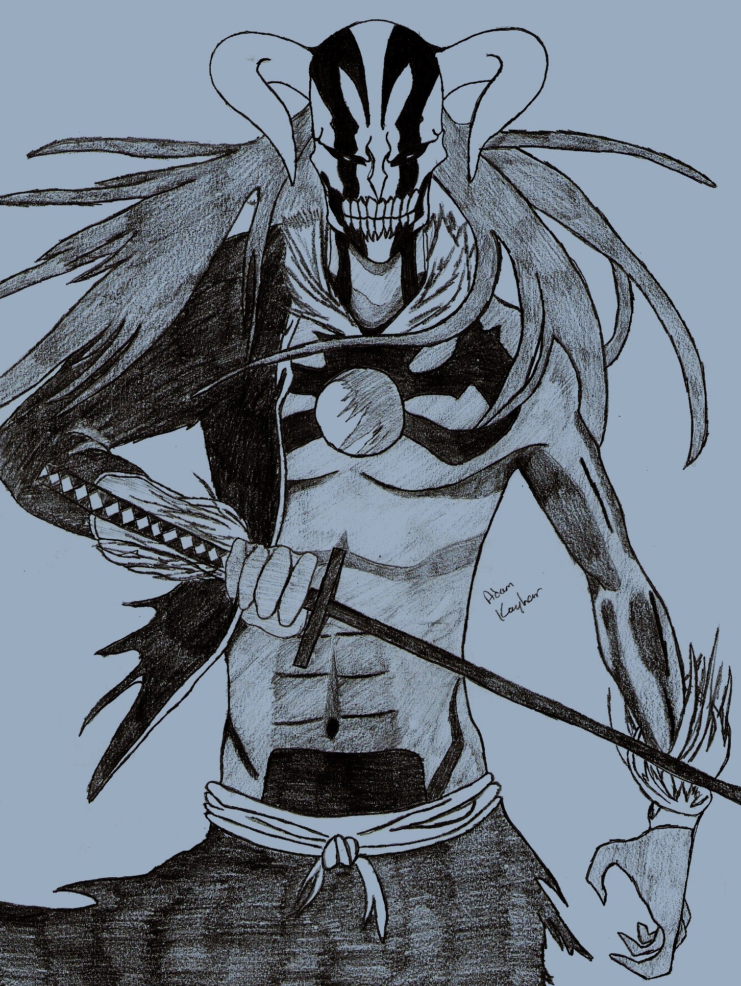 Bleach - Vasto Lorde Ichigo Color by amvideos98 on DeviantArt