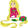 Christmas Rapunzel Art Trade