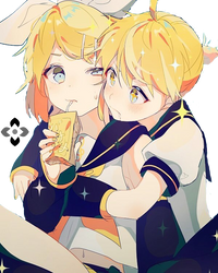 Rin y Len Kagamine VOCALOID