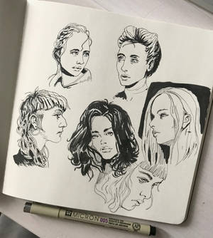 Sketchbook portraits