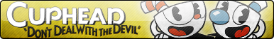 Cuphead Don't Deal With The Devil Fan Button