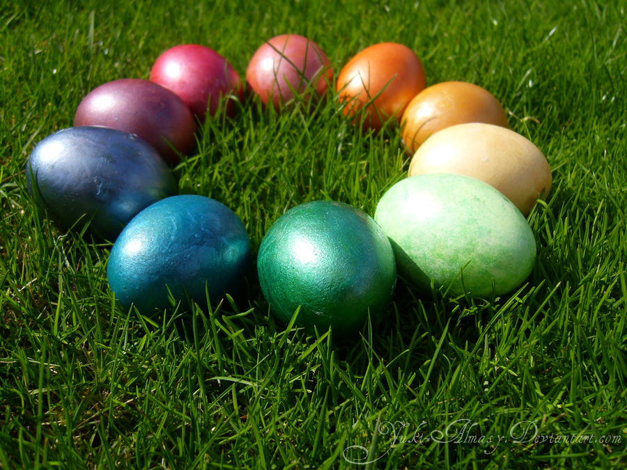 Rainbow Easter Eggs