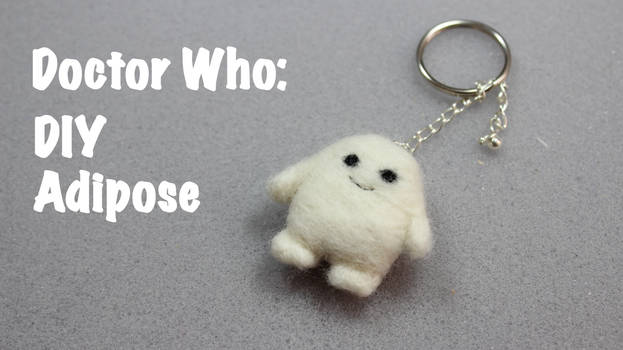 Needle felted Adipose  Doctor Who(Video Tutorial)