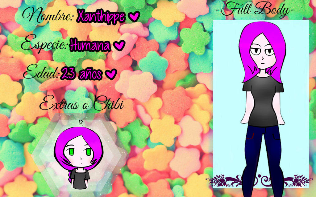 Ficha de Xanthippe. by NikkiShanita on DeviantArt