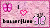 I :heart: butterflies stamp