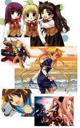 Anime pics collage