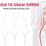 How to draw .....zipper!