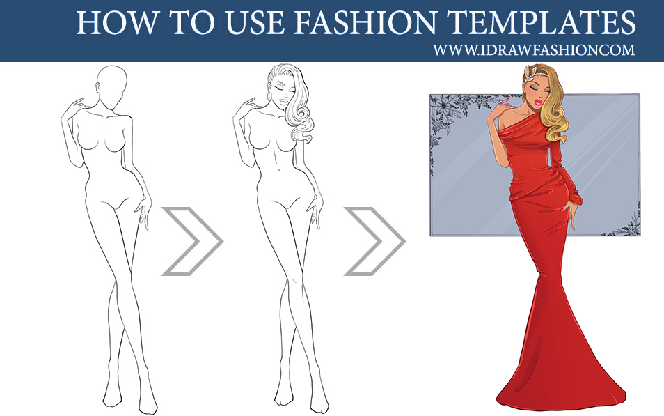 How to use fashion templates step by step