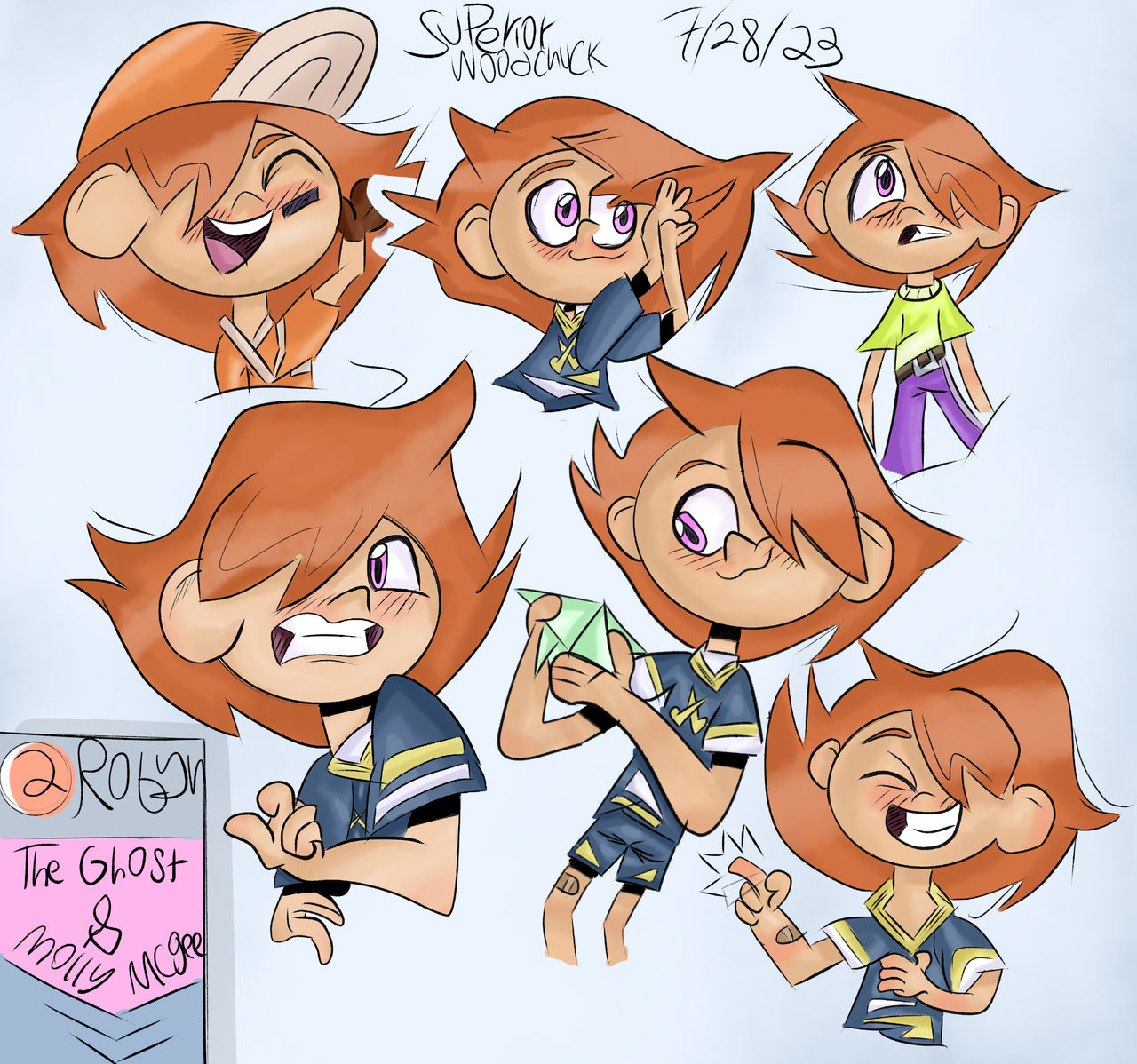 A Bunch Of Robyn Sketches (Tgamm) by SuperiorWoodchuck on DeviantArt