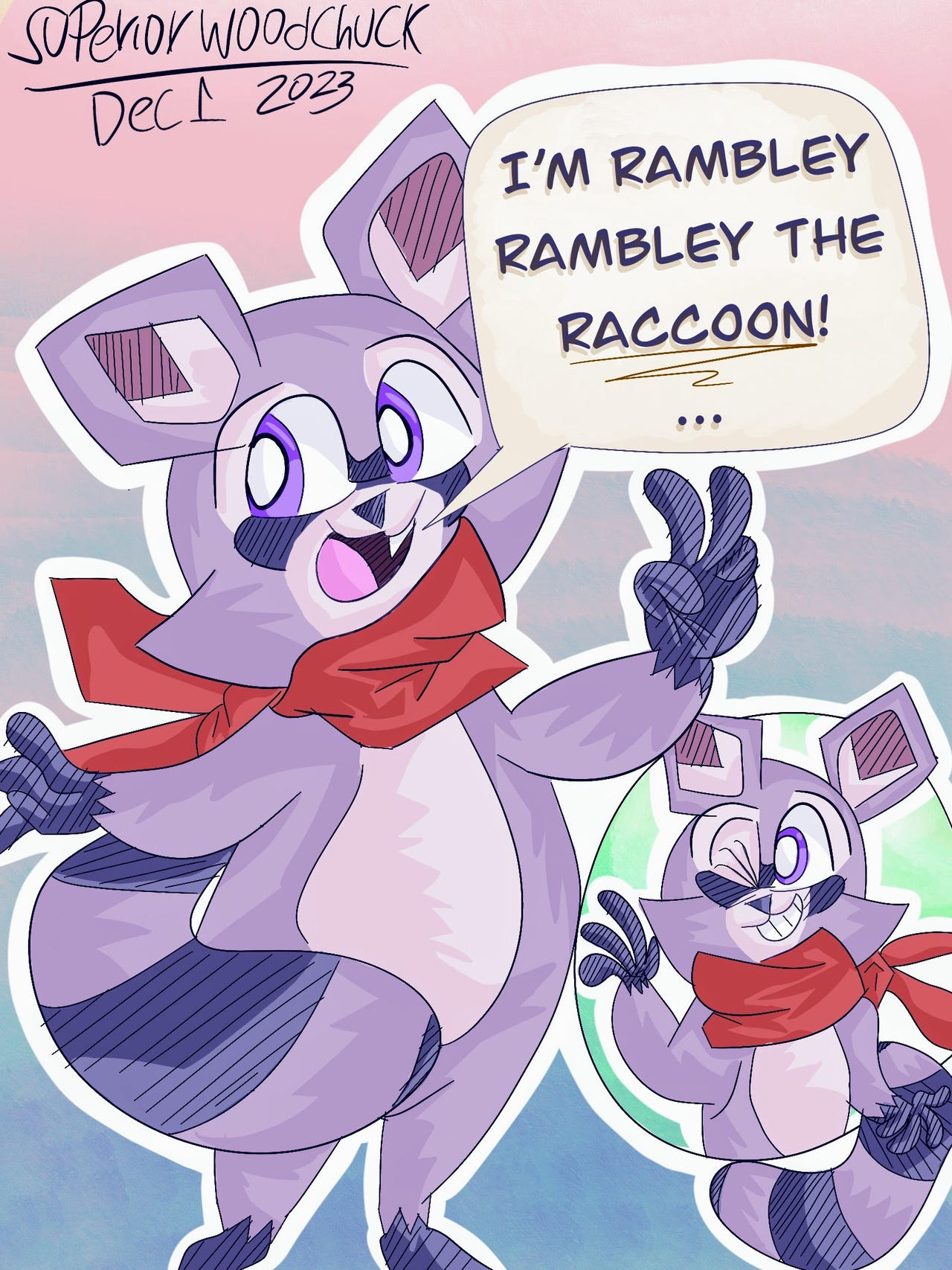 Rambley The Raccoon! (Indigo Park) by SuperiorWoodchuck on DeviantArt