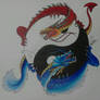 Dragon ying yang tattoo
