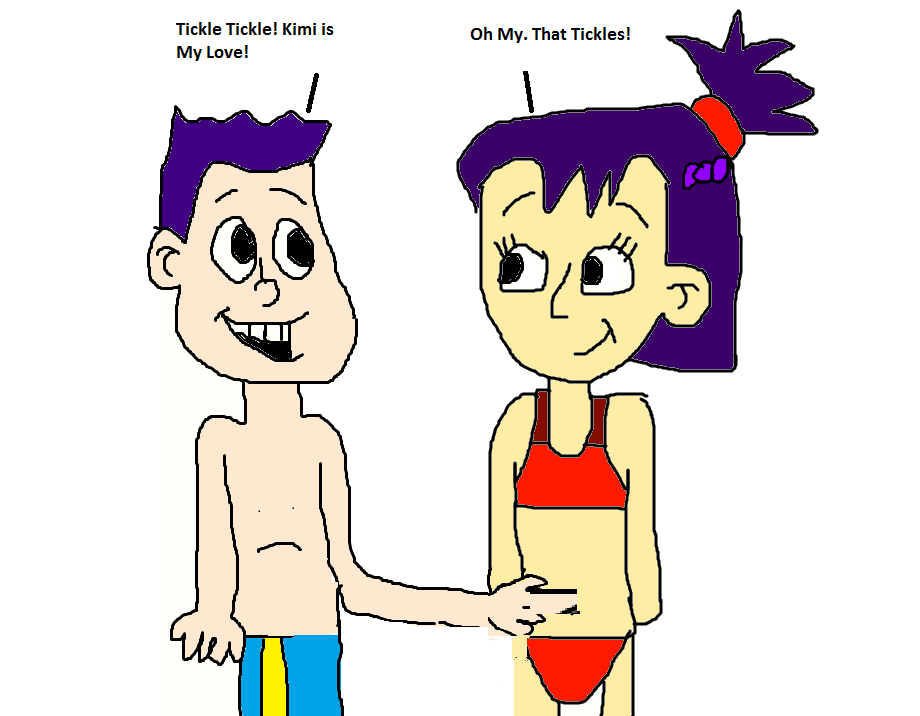 Tommy Tickles Kimi's Belly Button by TommyPicklesfan1992 on DeviantArt