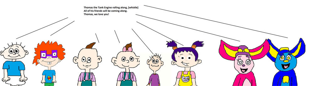 Billy, Ruby with The Rugrats Singing Thomas' Anthe by ...