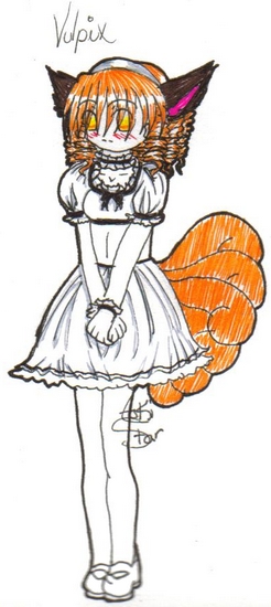 Human Vulpix by TokiStar on DeviantArt