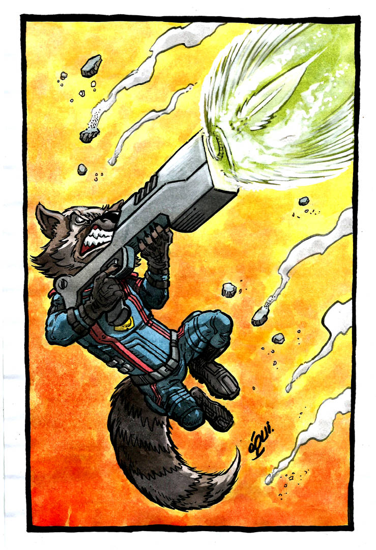 Rocket Racoon Inflated Rocketracoon by reloaded222 on DeviantArt