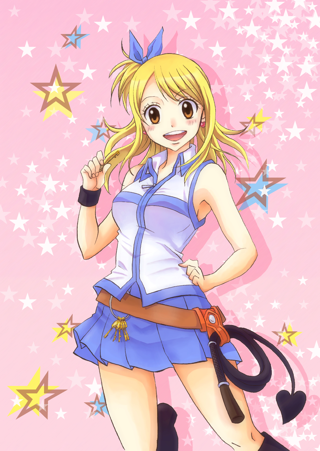 Anime Fairy Lucy Tail Lucy Heartfilia Leather Whip Cosplay