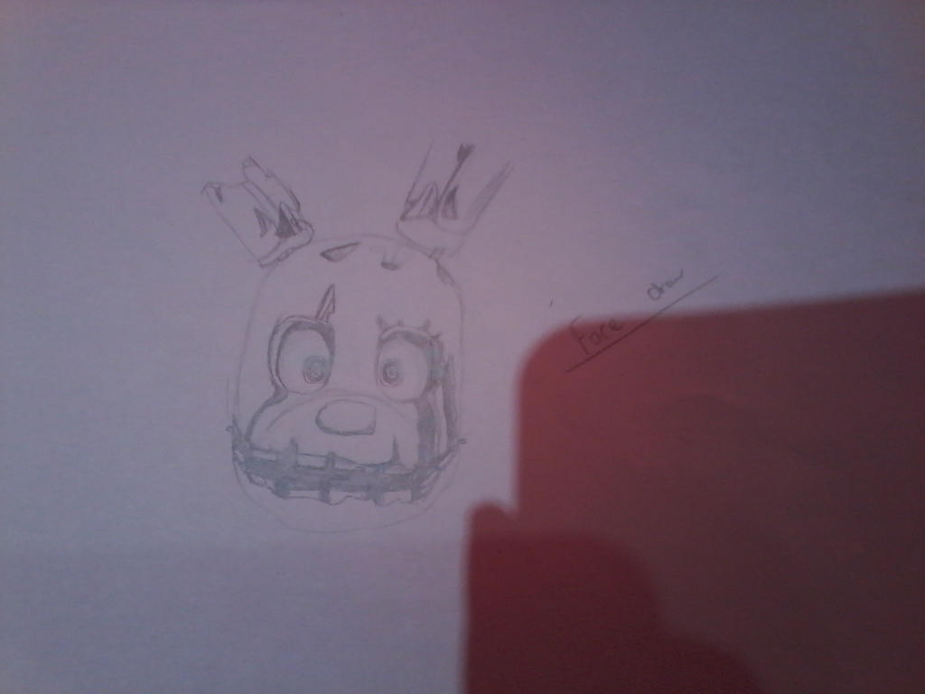 Springtrap's face incomplete by Stupidity-Doodles on DeviantArt