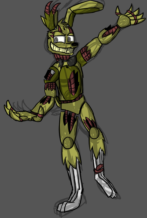 How I Draw Springtrap By Emilywolfgirl On Deviantart