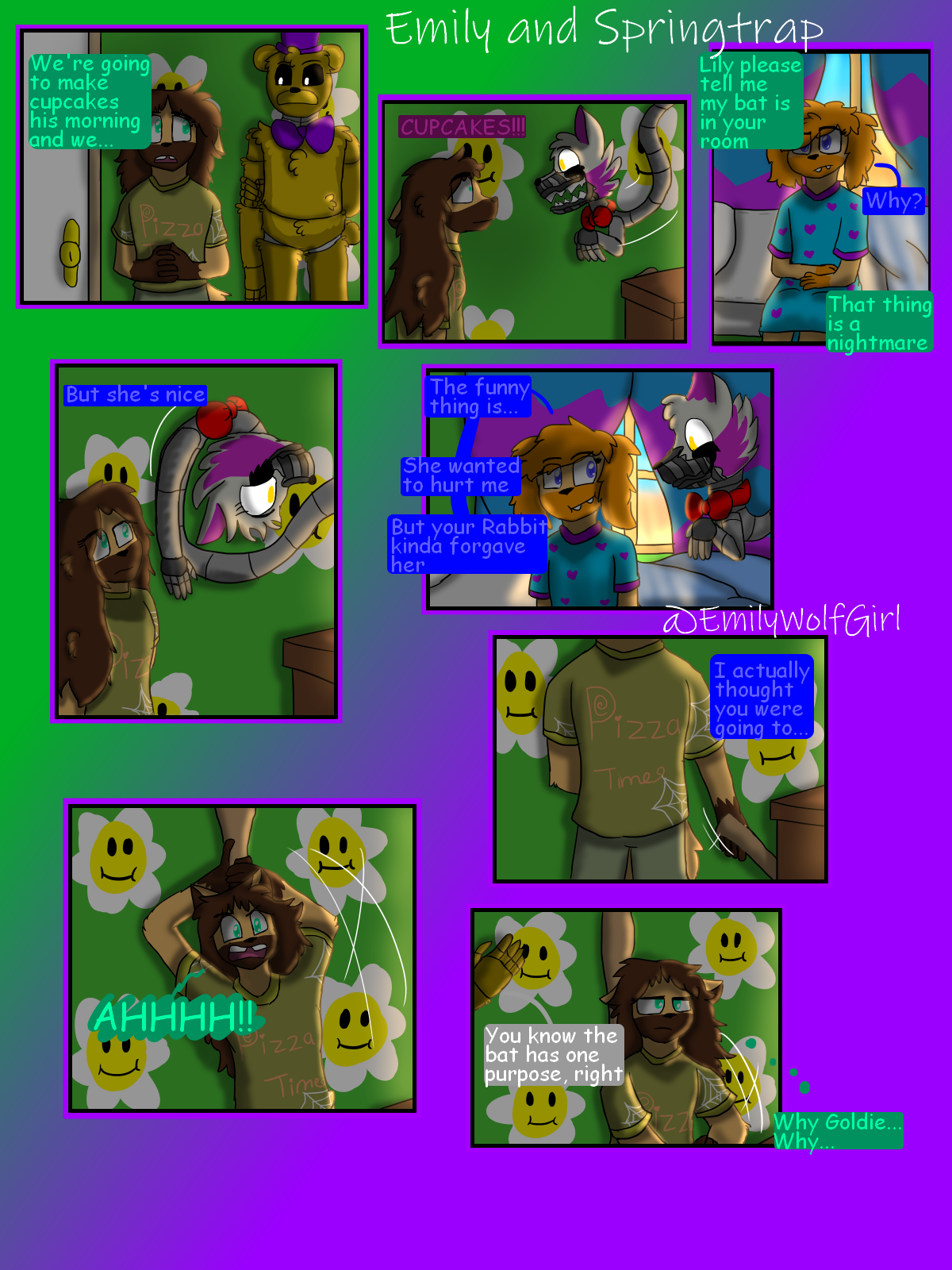 Emily and Springtrap page 66 by EmilyWolfGirl on DeviantArt