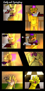 Emily and Springtrap page 100