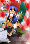 Metal Fight Beyblade Doujinshi Chapter 1 Cover