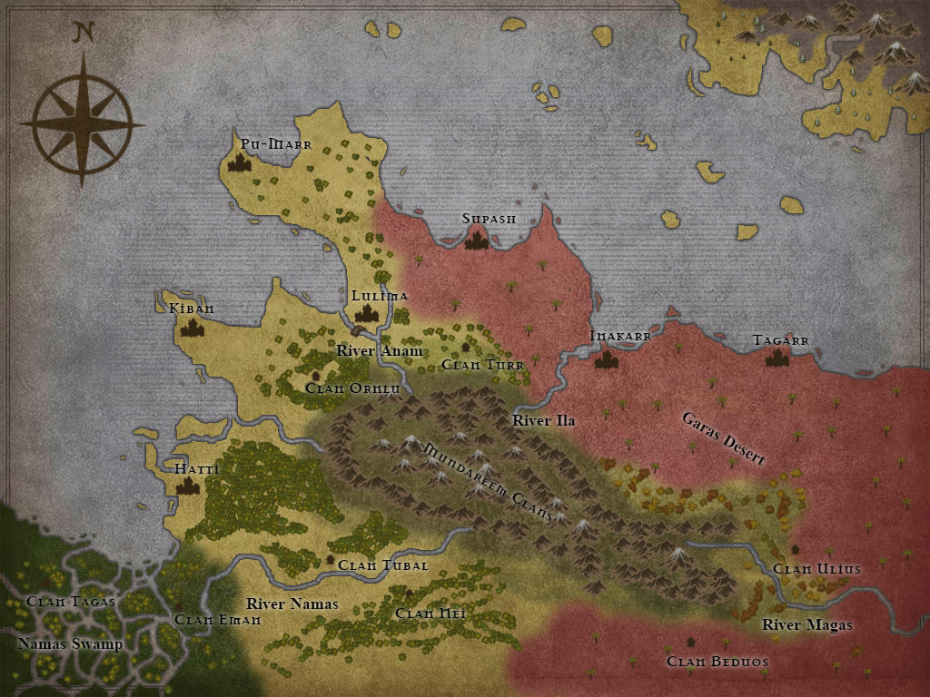 Map of Edarde by jrom95 on DeviantArt